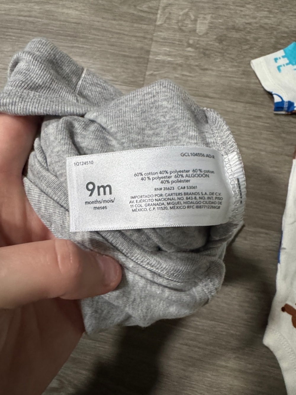 Carters Dog/Monster Bodysuit Bundle - Picture 3 of 4